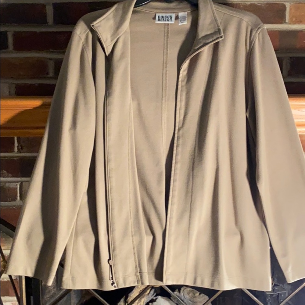 Chicos design Tan blazer